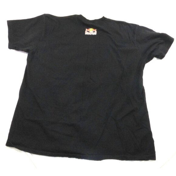 Rare Red Bull Racing Team Skull Black Graphic T-Shirt 2XL Short Sleeve - Picture 6 of 7